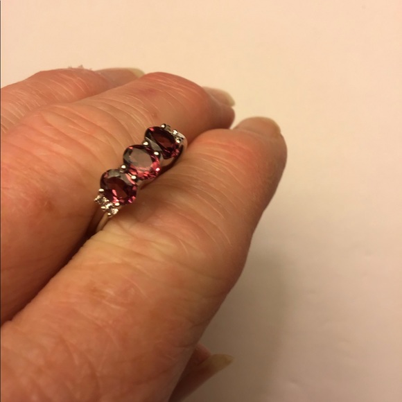 Rajasthan Garnet and Topaz Ring NWT - Picture 1 of 4